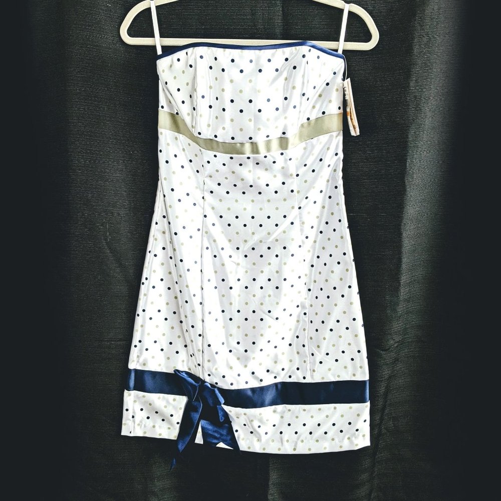 Jessica McClintock Polka Dot Dress Size 7